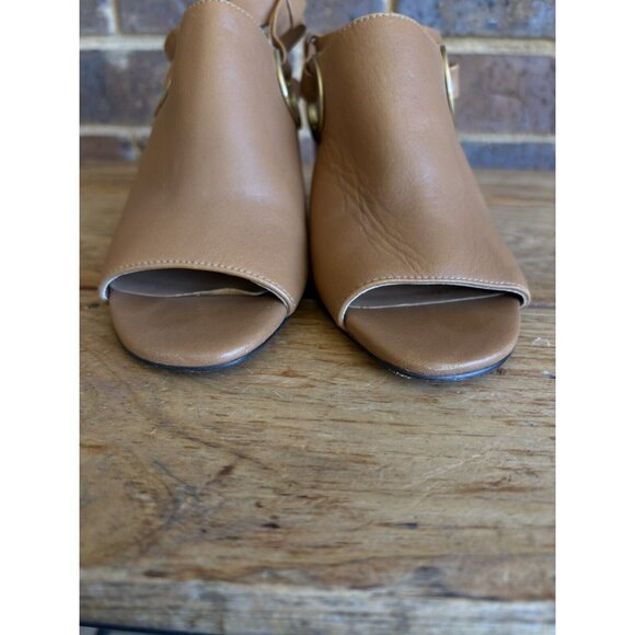 Calvin Klein Adria Tan Heeled Sandals Size 7 US - Picture 4 of 12